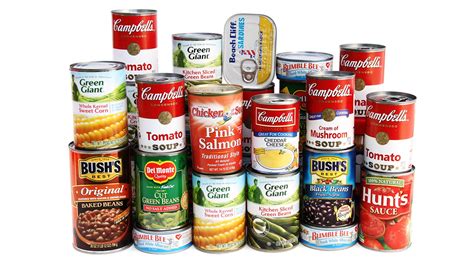 canned food .